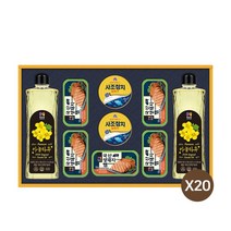 목우촌 햄 참치 통조림 식용유 LG 맛있는 햄복합 41호 설 선물세트, 20개