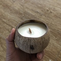 향초 야자 껍질 그릇 향기 양초 야자 껍질 창의 야자 나무 그릇 장식 아마존 크로스보더 대외 무역 도매, 백차