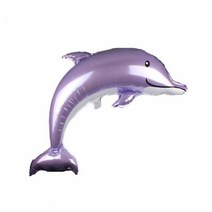 PWM-DK 파스텔돌고래은박풍선(대)라벤다, 본상품
