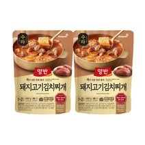 양반 수라돼지고기 김치찌개 460g, 2개