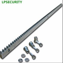 랙기어 LPSECURITY 랙 및 피니언 게이트 오프너용 기어 트랙 슬라이딩 롤링 롤러 슬라이드 게이트 1m