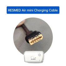 코골이방지 양압기 Iduntech CPAP 기계 배터리 팩 24V BMC ResMed 비행기 기차 차량 휴가 휴가 여행, 02 Airmini Cord