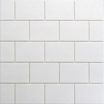 쿠셔니 모노 폼블럭 10색상 71x77cm 1장 22장, 화이트