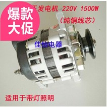 220 v 전원 소형 발전기 1500 w 브러시리스 영구 자석 일정한 압력 가정용 순수 구리 와이어 코어 질의 제, 1500W