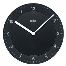 [정규 수입품] BRAUN(브라운) 벽걸이 시계 BNC006BKBK