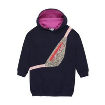 MARC JACOBS 시그니처 백 일러스트 지퍼 포인트 후드 드레스