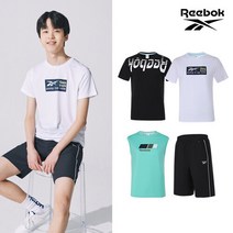 [REEBOK] 리복키즈 주니어 티셔츠/팬츠 남아 4종세트
