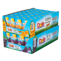 Dole 오렌지주스 120mlx32+Dole 포도주스 120mlx32