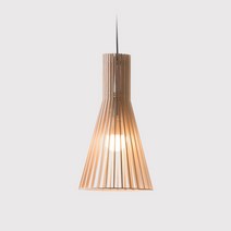 우드함 1등 펜던트 조명 C타입 (램프 포함), 노란빛