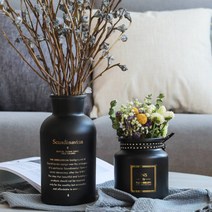 디퓨저유채색유리용기 유리 화병 미니 꽃병 디퓨저병, 블랙_1000ml