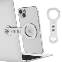 ZF012 아이폰 맥세이프 헬로 모니터 암 브래킷 거치대, ZF012_블랙(+플레이트링)