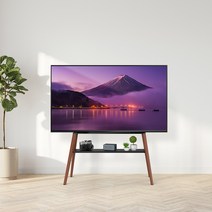 카멜마운트 벽면밀착형 공간 인테리어 TV스탠드 FS75N, 블랙