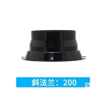 시로코팬 인라인 팬 100-250mm ABS 원형 파이프 플랜지 시트 알루미늄 튜브 공기 환기 호스 커넥터 배기 덕트 신선한 시스템 하드웨어 115119, 200mm 3