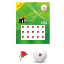 잘붙는 골프공 장미 방수 스티커 골프공마킹 골프공장식 골프공꾸미기