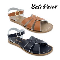솔트워터 해외 클래식 샌들 호이슈즈 샌들 미국 살트워터 정품 구매대행 여름 소가죽