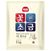 사조 해표 꽃소금 5kg 빠른배송, 1개, 3kg