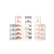 모아케어 BPA FREE 원형 PP 심플 디자인 분유케이스, 5단, 핑크