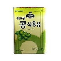 대상 쉐프원콩식용유/18L 1개, 18l