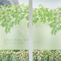 무점착반투명시트_풍성한나뭇잎1_C02_W120xH180cm