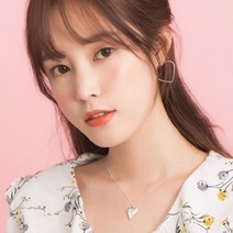 교복몰 교복몰 하트목걸이 포인트목걸이 실버