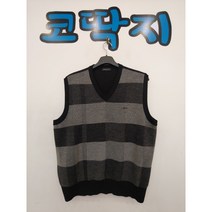남02508 그린조이정품 추동브이넥니트조끼 골프웨어 중고구제 코딱지구제