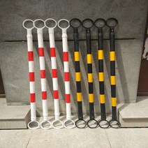 텔레스코픽 연결봉 도로 콘 경고 막대 교통 안전, 빨간색과 흰색(배송에 30개 이상)