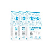 본아페티 강아지 관절 다이어트 슬림앤조인트케어 반습식 소프트 사료 1KG, 오리, 3개