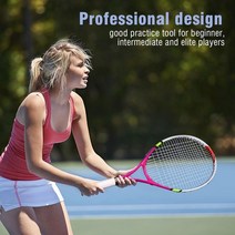 테니스 라켓 흰색 블랙 명품 해드 소프트 가방 그립 줄 내구성이 뛰어난 단일 알루미늄 합금 소재 녹슬지 않고 내구성이 뛰어난 기술 향상을위한 훌륭한 선물, 없음