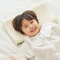 슬립스파 GOLS 오가닉 아기 유아 어린이 베개 신생아 짱구 두상 키즈 아동 라텍스, [GOLS] 유아굴곡, 트레이시 커버