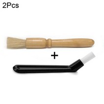 커피 디스트리뷰터 1-7pcs 51mm53mm58mm 조정 가능한 3 각 플랫베이스, h 2pc 클린 브러시, 53mm