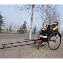 인력거 행사용 레트로 영화 트럭 리어카 촬영 소품 바이크 카트, A