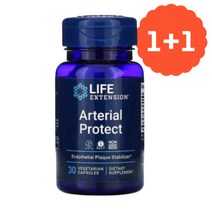 1+1 라이프 익스텐션 아테리얼 프로텍트 Arterial Protect 30캡슐 고투콜라 gotu kola 피크노제놀 호팍사 프로시아니딘