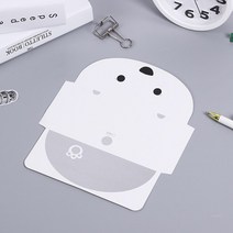 귀여운 종이 편지 봉투 만화 동물 팬더 수첩 일기 아이 학생 학교 생일 파티 초대장 카드 문구 선물, [09] 5PC Bears