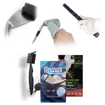 (3종세트) 클럽관리 끝판왕 더클린+채다커+브러쉬 골프채 헤드 그립 세척 클리너 세정 청소