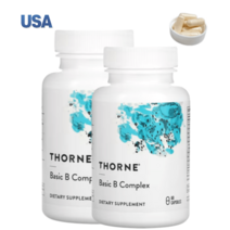 Thorne 베이직 B 복합체 판토텐산 티아민 캡슐 60정, 2통