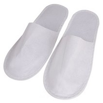 업소용 일회용슬리퍼 거실화 호텔객실화 손님접대용 일회용실내화 부직포 opp개별포장, 앞막힘 100개