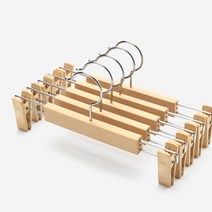 국내생산 여성용 남성용 상의걸이 바지걸이 모음, 베이지, 10개