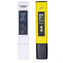 PH 수질 측정기 어항 수족관 수질 테스트 용 TDS 테스터 미터 3-in-1 (TDS EC 온도) 0-9990 ppm + 디지, 03 PH and EC meter_01 CHINA