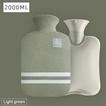 온수 핫팩 전자렌지 사용 친환경 소재 부드러운 외피 지속력, doulv2000ml