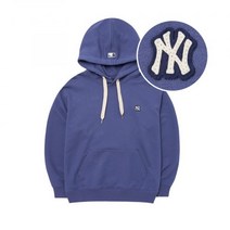 MLB 베이직 스몰로고 오버핏 후드티 NY L.Navy 3AHDB0124-50NYL