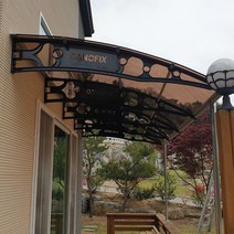 1870X9900 햇빛가리게 가림비 알루미늄차양 플라스틱차양 분리수거대 자전거비가림, 블루, 블랙, 블랙