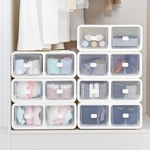 홈리빙 깔끔수납 다용도 블럭형 속옷 양말 서랍정리함, 12칸 정리함