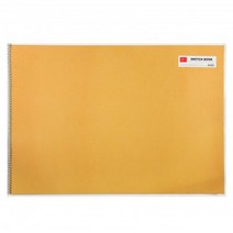 아트앤디자인 200g 드로잉 스케치북 미색 5p, 3절