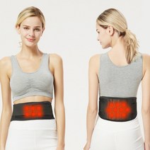 허리통증 발열 복대 척추 얇은 헬스 허리 보호대, 토르마린허리보호대_M