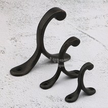 신주새싹옷걸이(3가지크기)(신주옷걸이/엔틱옷걸이/황동옷걸이/벽옷걸이/다용도걸이/훅/HOOK/가구철물/가구부품/가구부속/빈티지옷걸이/주물옷걸이), 중