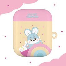토끼 씨리얼 에어팟 케이스 바니 이어폰 케이스
