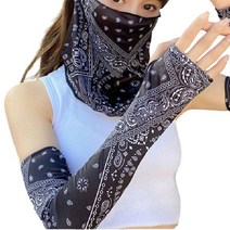 다용도 작업 스포츠 여름 쿨토시 마스크, 쿨토시-블랙