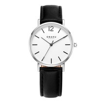 오바쿠 OBAKU V197LXCWRB MARK LILLE BLACK 쿼츠 32mm 여성가죽