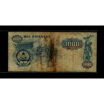 앙골라 1000 콴자 지폐 1984 첫 왕관 기념주화 희귀주화 지폐 은테크 대박선물