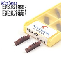 선반 밀링 바이트 10pcs mggn150r mggn200r mggn250l mggn300r mggn400-r nk9018 그루빙 카바이드 인서트 cnc 도구 절삭 터닝 도구, 약 150, -r nk9018
